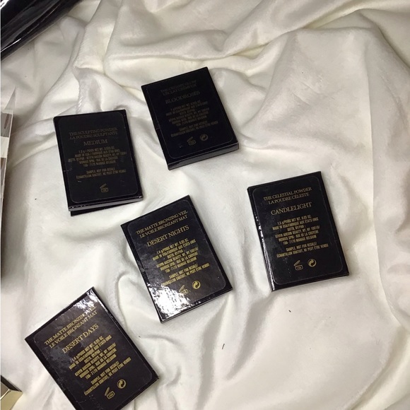 Kevin Aucoin makeup bag w/ 7 deluxe size products including mascara,lip, bronzer - Picture 3 of 5